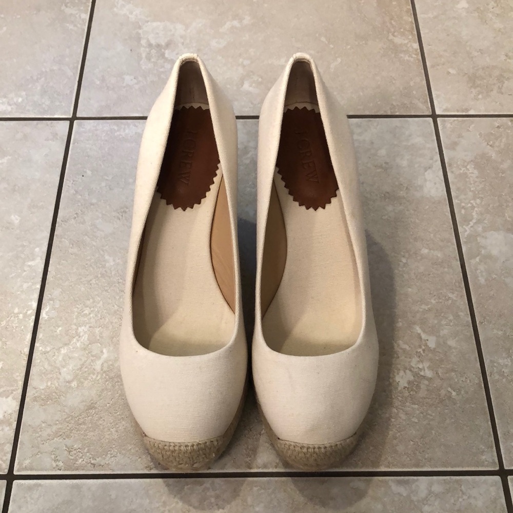 J Crew Espadrille Wedges